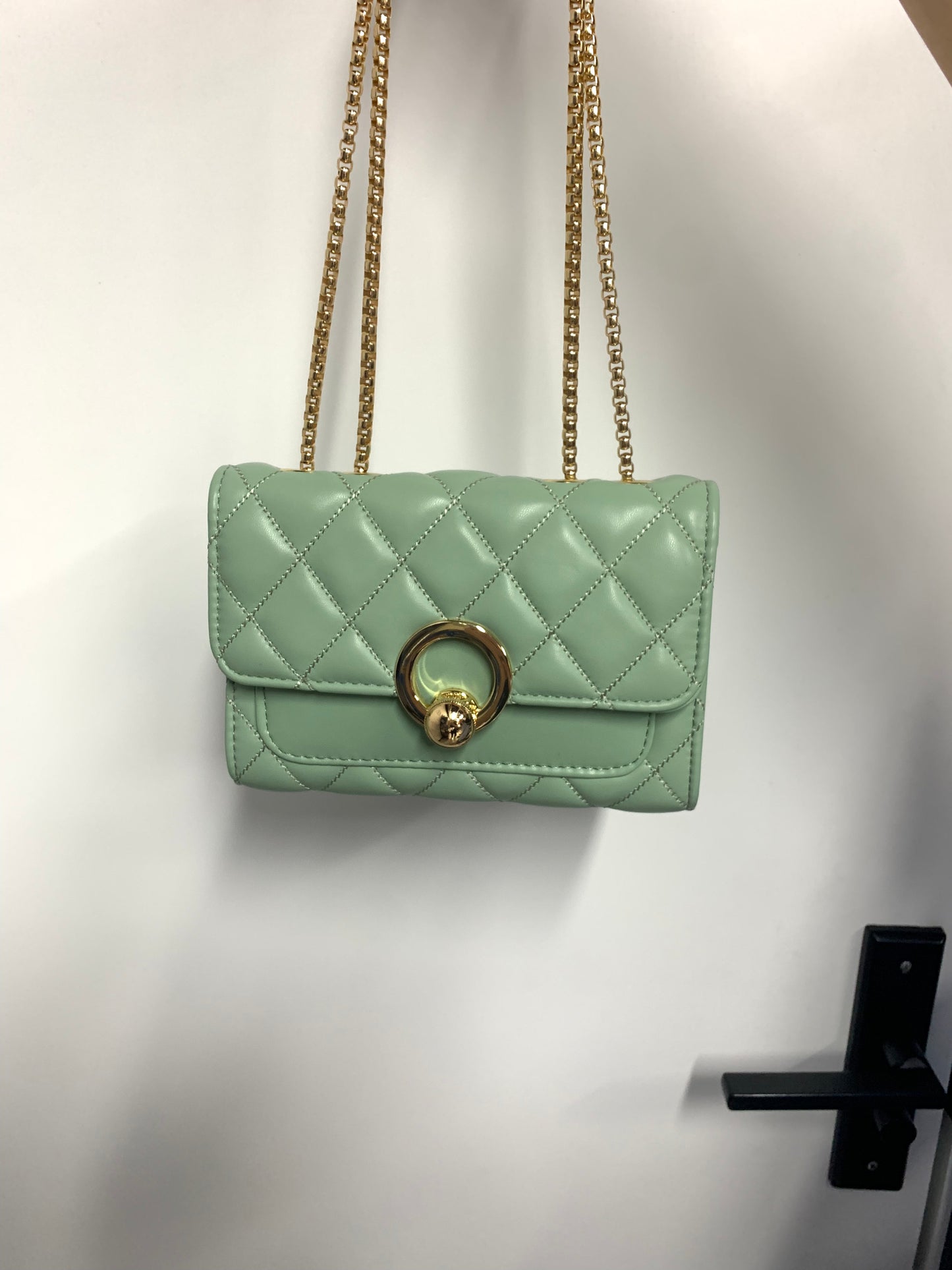 [YX] Gold hoop bag